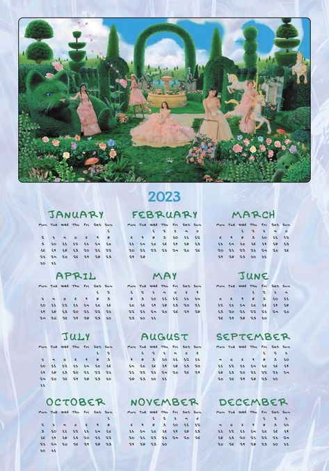 Kpop Calendar 2023, Red Velvet Kpop, 2023 Poster, Cute Lockscreens, Cute Calendar, Calendar 2023, 2023 Calendar, Galaxy Phone Wallpaper, K Pop