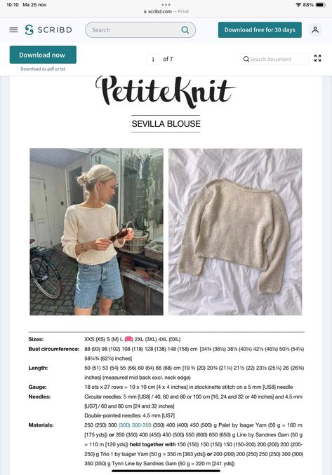 Petite Knit, Crocheted Stuff, Pullover Cardigan, Stockinette Stitch, Knit Pattern, Sweater Pattern, Knitting Inspiration, Crochet Sweater, Knit Patterns