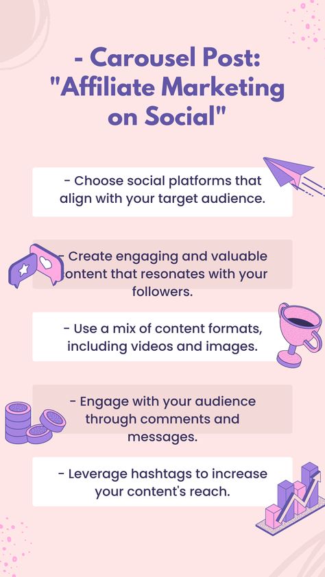 - Carousel Post: "Affiliate Marketing on Social" Seo Checklist, Carousel Post, Affiliate Marketing For Beginners, Marketing For Beginners, Social Media Promotion, Essential Tools, Story Video, Getting Started, Marketing Tools