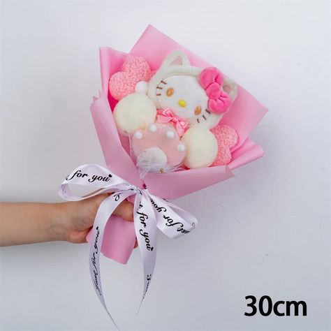 Sanrio Kawaii Hello Kitty Plush Bouquet in Pink https://kyoota.com/products/sanrio-kawaii-hello-kitty-plush-bouquet-pinky-hello-kitty-plush-bouquet Kyoota #Hot Plush Bouquet, Christmas Gift Themes, Soap Flowers, Sanrio Plush, Kawaii Hello Kitty, Hello Kitty Toys, Melody Cinnamoroll, Kitty Plush, Hello Kitty Cartoon