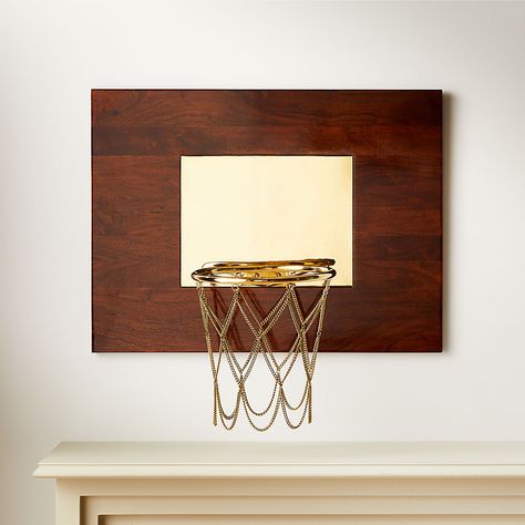 Best Modern Home Gift Ideas 2023 | CB2 Backboard Basketball, Sport Decor, Gym Room At Home, Board Game Organization, Office Den, Mini Basketball, Big Wall Art, Marble Bowl, Mini Basketballs