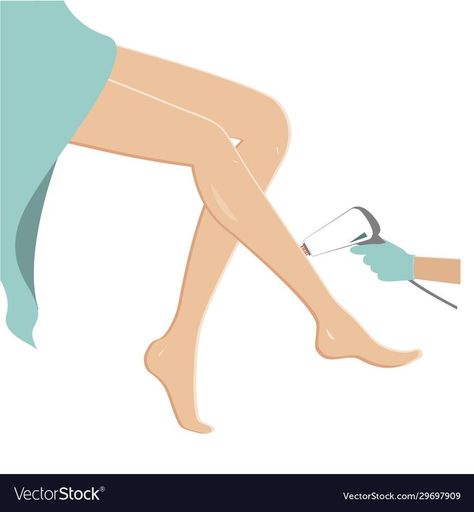 Female legs hair removal. Laser epilation concept, flat vector illustration. Download a Free Preview or Hi… | Laser epilation, Laser hair removal face, Hair removal Laser Hair Removal Illustration, Full Body Laser Hair Removal, Legs Hair Removal, Hair Removal Face, Laser Hair Removal Face, Laser Depilation, Hair Poster Design, Massage Room Design, Leg Hair Removal