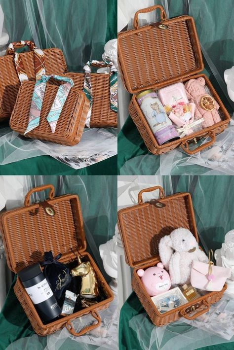 gift box | Bamboo woven gift box | Best gift box | Nice gift box Kids Hamper, Diy Crafts Easy At Home, Baby Shower Return Gifts, Basket Gift Ideas, Woven Hamper, Hamper Gift Basket, Baby Shower Baskets, Hamper Gift, Bamboo Box