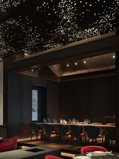 Taste Jiangnan Restaurant | LDH Architectural Design | Archinect Digital Restaurant, Modern Terrace, Terrace Dining, Stylish Restaurant, Chinese Elements, Interior Ceiling, Sushi Restaurant, Down Town, Traditional Garden