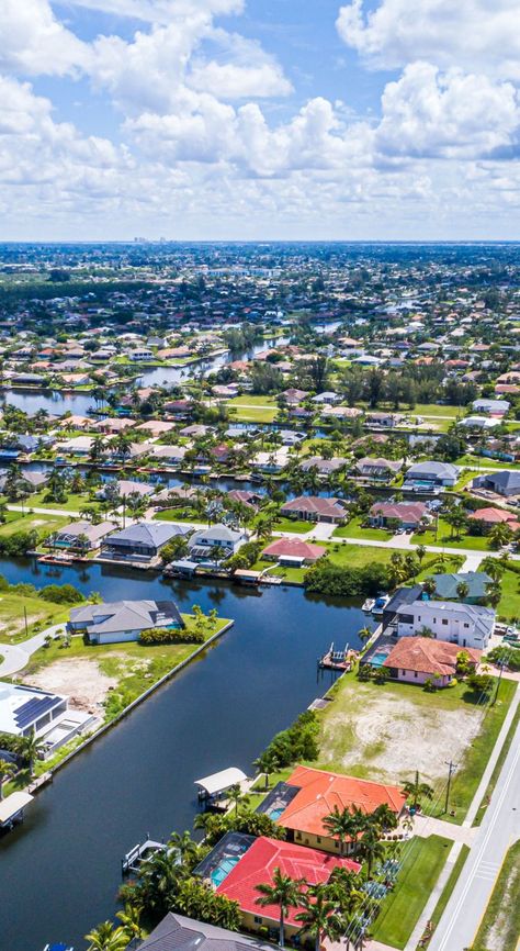 Beach Urban Design, Landscape And Urbanism Architecture, Cape Coral Florida, Urban Design Architecture, City Layout, Florida Photography, Dream Vacations Destinations, Beach City, Landscape And Urbanism