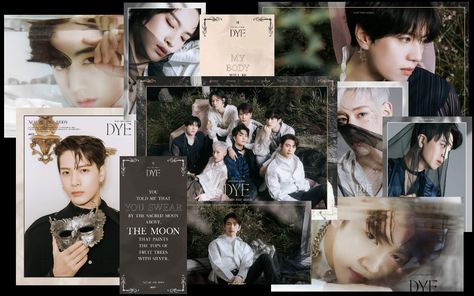 DYE Album Desktop Wallpaper Collage Got7 Laptop Wallpaper, Album Desktop Wallpaper, Got7 Desktop Wallpaper, Desktop Wallpaper Collage, Mark Baby, Got7 Wallpaper, Love Of My Live, Desktop Wallpaper Art, Wallpaper Collage