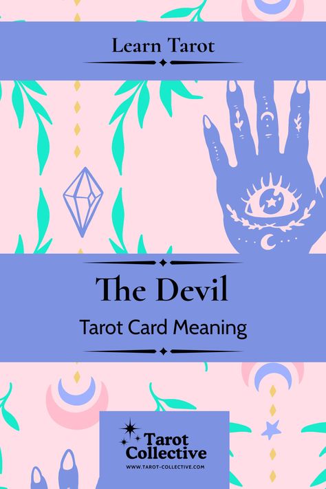 Unveil the profound symbolism and transformative potential of The Devil in tarot readings with our insightful article. Understand how this complex card illuminates themes of temptation, materialism, and self-imposed limitations, providing a path toward liberation and self-awareness. Perfect for both seasoned tarot enthusiasts and curious newcomers, our guide offers practical tips to interpret The Devil in various contexts and spreads. The Devil Tarot Meaning, The Devil Tarot Card, Devil Tarot Card, The Devil Tarot, Daily Tarot Reading, Cups Tarot, Swords Tarot, Learn Tarot, Love Tarot Reading