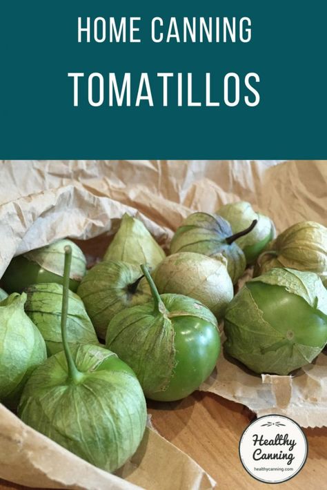 Tomatillo Canning Recipes, Tomatillo Relish, Can I Freeze Tomatillos, Canning Tomatillos, Canning Tomatillos Whole, Canning Tomatillo Salsa Verde, Canned Tomatillo Salsa Verde, Canned Tomatillos, Tomatillo Plant