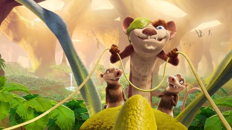 The Ice Age Adventures of Buck Wild (2022) Photo Buck Ice Age, Ice Age Wallpaper, Ice Age 1, Ice Age Movies, Wild Movie, Movie Subtitles, Simon Pegg, The Lost World, Walt Disney Pictures