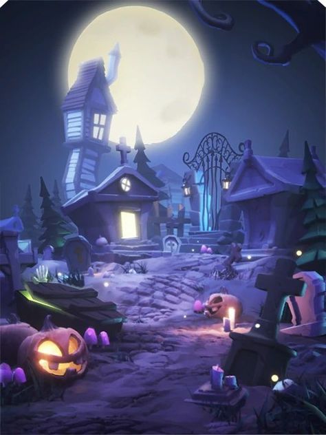 Halloween Concept Art, Halloween Imagem, Halloween Diorama, Forest Drawing, House Cartoon, Scary Games, Casual Art, Creepy Pictures, Halloween Banner