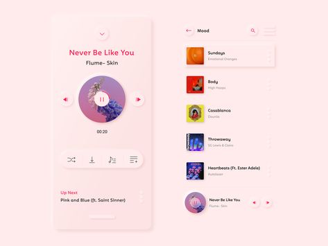 Playlist App, Musician Website, Ui Ux 디자인, App Interface Design, Youtube Design, Website Design Layout, App Interface, Book Design Layout, Personal Website