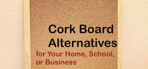 Cork Board Alternatives for Your Home, School, or Business Cork Board Alternative, Bulletin Board Alternative, Cork Board Diy, Plastic Pegboard, Diy Bulletin Board, Diy Cork Board, New Home Checklist, Magnetic Memo Board, Fun Magnets