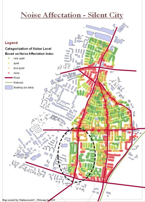 w1-Hi, My name is Sadaf and I am studying my master thesis in HCU hamburg. Focus of my thesis is how to merge architecture and urban planning in its traditional for into the frame work of sustainability. .This is another mapping technique used in a project in school. To use GIS and define patterns based on the data iven, and find the solution to the high risk area on topic of noise. Several analysis have been done and layer on top of layers, till the final area was computed.Traced Map. Urban Mapping, Site Analysis Architecture, Environment Map, Map Diagram, Urban Design Diagram, Mental Map, Urban Analysis, Urban Design Graphics, Map Layout