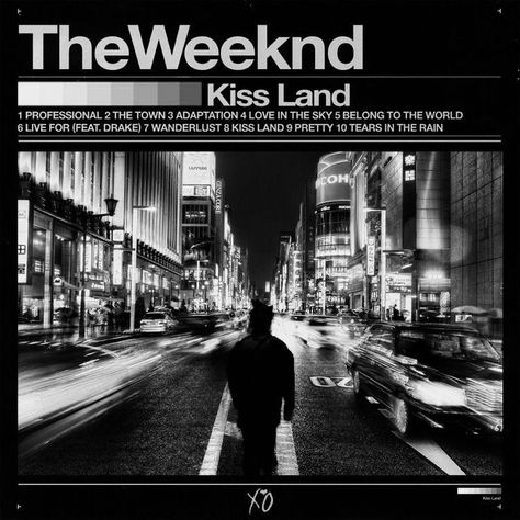 The Weeknd Kiss Land, Black And White Kiss, Weeknd Poster, Tory Vega, Kiss Land, House Of Balloons, Life Without You, Neo Noir, Monster Party