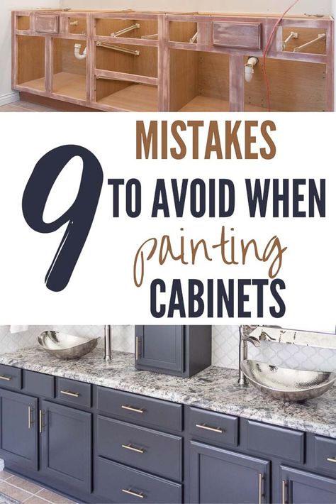 Painting Cabinets Diy, Repainting Kitchen Cabinets, Diy Kitchen Cabinets Makeover, Diy Kitchen Cabinets Painting, Paint Cabinets, Painting Bathroom Cabinets, Diy Kitchen Renovation, Kitchen Cabinets Makeover, Cabinet Makeover