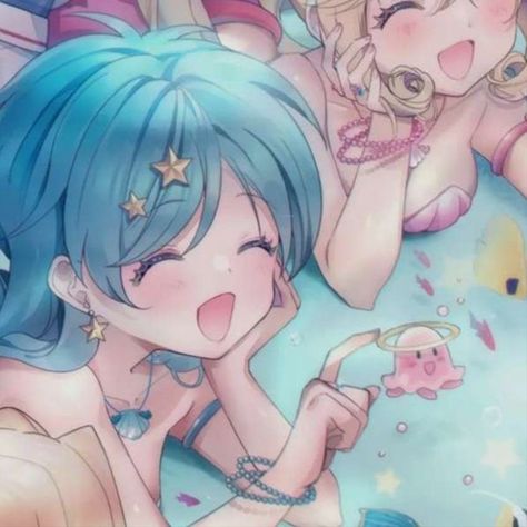 Mermaid Melody Pichi Pichi Pitch Lucia, Hanon and Rina matching profile pictures / icons / pfps Summer Pfp, Anime Beach, Mermaid Anime, Discord Nitro, Emotes Discord, Crystal Kingdom, Mermaid Melody Pichi Pichi Pitch, Anime Mermaid, Beautiful Wallpapers For Iphone