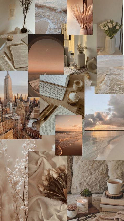 Collage🎀 Collage Astethic, Background Collage Aesthetic, Beige Collage, Aesthetic Collage Wallpaper, Aesthetic Wallpaper Collage, Collage Wallpapers, Vanilla Aesthetic, Preppy Wallpapers, Cute Images For Wallpaper