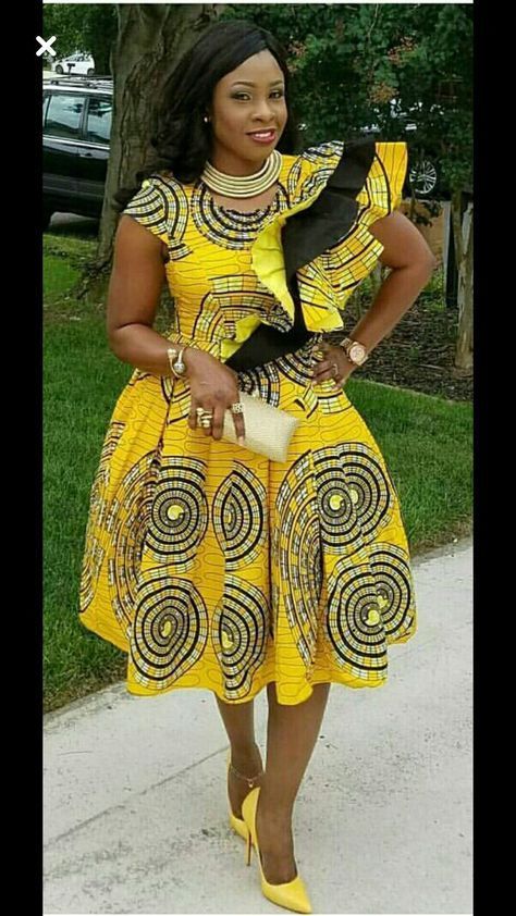 ac796a52db3f16bbdb6557d3d89d1c5adesc45600807ri Ankara Wedding Dress, Dress For Occasion, African Party Dresses, Dress For Prom, Shweshwe Dresses, Best African Dresses, African Fashion Designers, Short African Dresses, African Dresses Modern