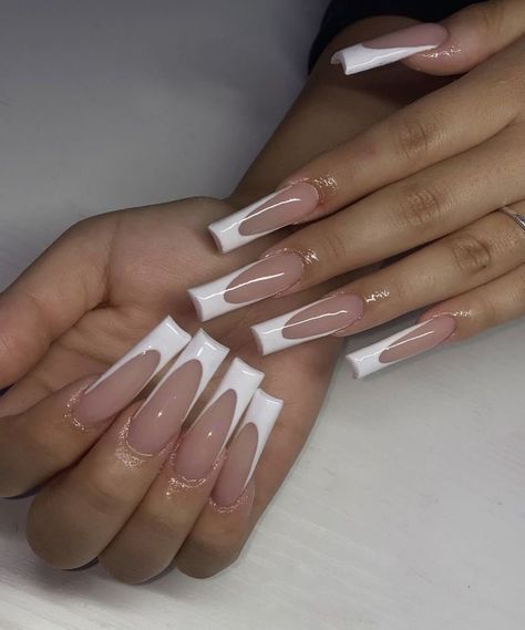 Long Oval Nails, Pink Chrome Nails, Tapered Square Nails, Beige Nails, Girly Acrylic Nails, Long Acrylic Nails Coffin, Unique Acrylic Nails, Long Square Acrylic Nails, Bling Acrylic Nails