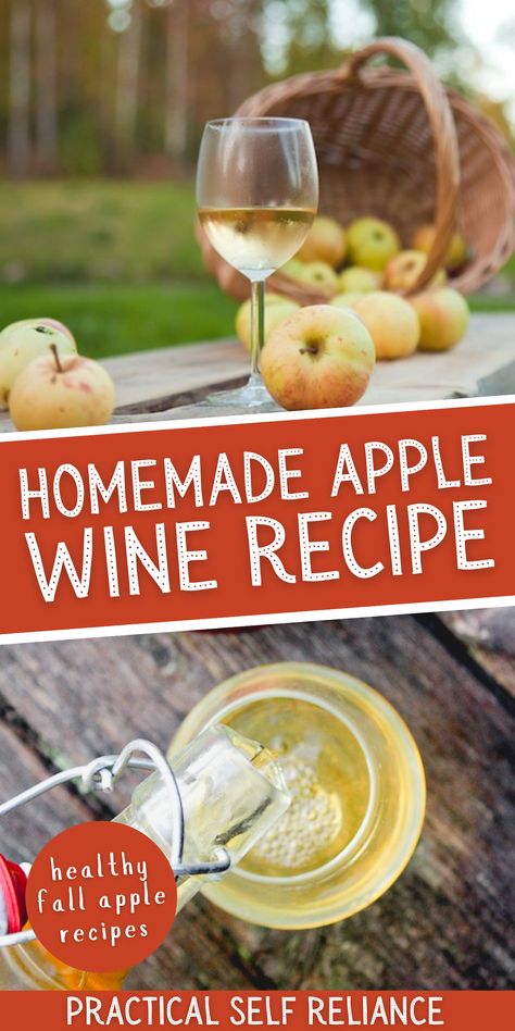 Making Liquor At Home, Cook With Wine Recipes, Apple Wine From Apples, Apple Pie Wine Recipes, Fall Mead Recipe, How To Make Apple Wine, Make Your Own Wine At Home, Crab Apple Wine Recipe, Homemade Apple Wine