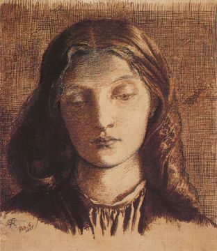 Elizabeth Siddal, Gabriel Rossetti, Christina Rossetti, Pre Raphaelite Art, Dante Gabriel Rossetti, Academic Art, Chalk Drawings, Pre Raphaelite, Female Portraits