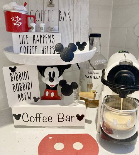 Coffee Bar Home, Chic Decor, Bars For Home, Coffee Bar, Daisy, Bar, Coffee, Disney, Christmas