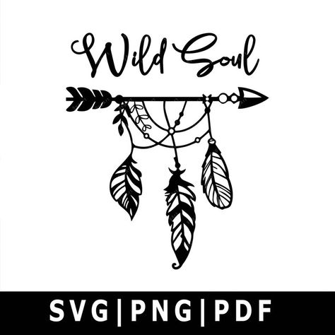 Wild Soul Tattoo, Binder Stickers, Diy Jeep, Bike Silhouette, Adventure Svg, Soul Tattoo, Arrow Svg, Boho Svg, Silhouette Tattoos