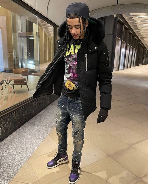 Drip Fits, Black Men Street Fashion, Swag Outfits Men, Dope Outfits For Guys, Men Street Fashion, Mens Trendy Outfits, Mens Fashion Streetwear, Streetwear Men Outfits, Dope Outfits