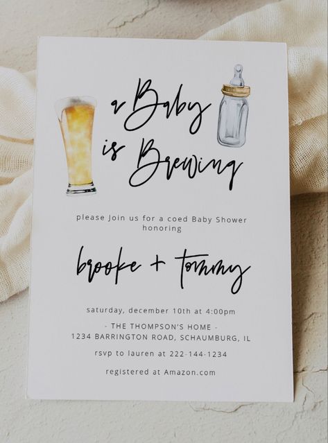 Diaper Keg Invites Baby Shower Ideas, Beers And Diapers Party, Diaper Bash Ideas, Diaper Keg Invitations, Pizza And Beer Baby Shower Ideas, Diaper Keg Party Ideas Games, Baby And Brews Shower Ideas, A Baby Is Brewing Baby Shower Ideas Beer, Happy Hour Baby Shower Ideas