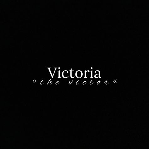 Meaning of the name Victoria Aesthetic Name, Victoria Name Meaning, Victoria Name, Sims Names, Aesthetic Names, Rare Words, Writing Inspiration Prompts, Names With Meaning, Writing Inspiration