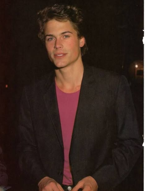 Young Rob Lowe, Rob Lowe 80s, 80s Guys, 80’s Men, 80s Actors, The Outsiders Greasers, 80s Men, 90s Men, Rob Lowe