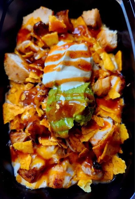 Bariatric Recipes, Tips and Meals | Chicken Taco Cottage Cheese Bowl  | Facebook Taco Cottage Cheese, Chicken Cottage Cheese, Cottage Cheese Chicken, Chicken Taco Bowl, Taco Chips, Cottage Cheese Bowl, Chicken Cottage, Cheese Bowl, Chicken Taco Bowls