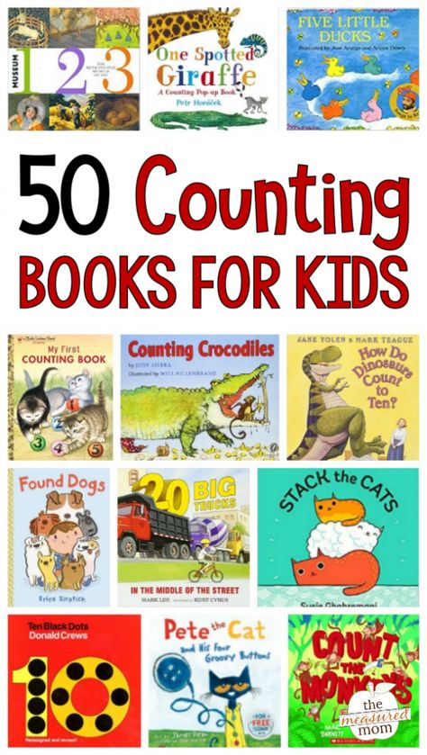 Preschool Inspirations, Kindergarten Counting, Daycare Curriculum, The Measured Mom, Measured Mom, Teaching Counting, Counting For Kids, Counting Books, Rhyming Books