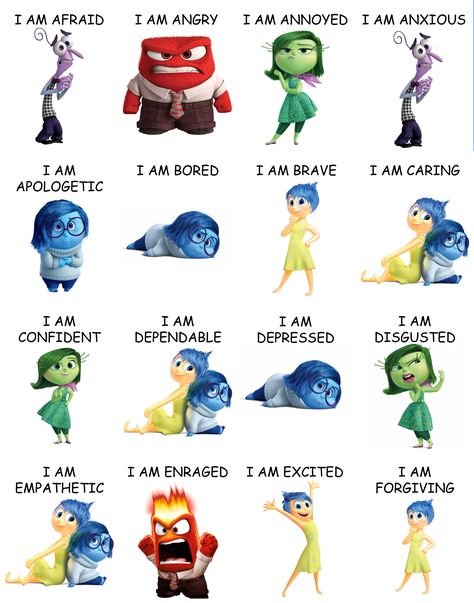 Emotion Scenario Cards, Emotions As Characters, Inside Out Emotions Printable, Understand Emotions, Emotion Cards, Emotions Preschool, Coping Skills Activities, Inside Out Emotions, Emotions Cards