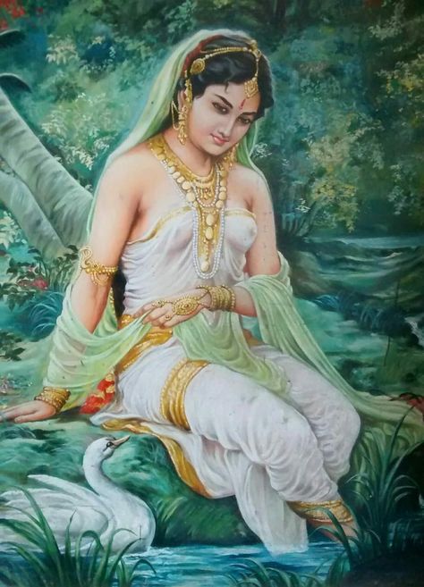 Types Of Indian Paintings, Adu Du, Devi Shakti, Famous Artists Paintings, Rajasthani Art, Indian Women Painting, Beautiful Love Images, Indian Art Gallery, Women Painting