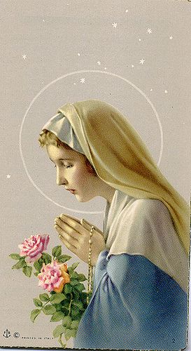 Virgin Mary Art, Mother Mary Images, Kartu Doa, Blessed Mary, Catholic Pictures, Mama Mary, Religious Pictures, Queen Of Heaven, Jesus And Mary Pictures