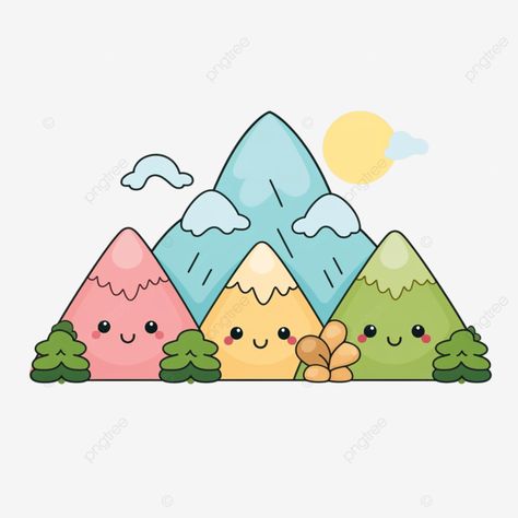 cute cartoon mountain green yellow and pink collection child sticker png Mountain Cartoon, Cartoon Mountains, Mountain Stickers, Cartoon Mountain, Sticker Png, Pink Collection, Sketchbook Ideas, Yellow And Pink, Wallpaper Design