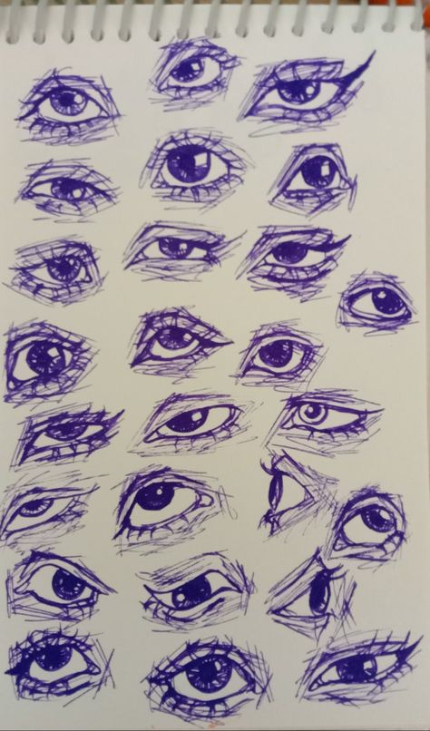 #eye #sketch #artworks Mad Eyes Drawing, Sketching Tips, Eye Sketch, Blind Eyes, Tutorials Drawing, Doodle Art Designs, Anime Eyes, Art Tutorials Drawing, Eye Drawing