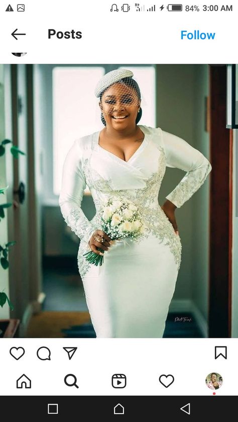 Civil Wedding Plus Size Dress, Registry Office Wedding Dress Nigeria, Plus Size Civil Wedding Dress, Courthouse Wedding Dress Plus Size, Court Wedding Outfit The Bride, Registry Office Wedding Dress, Brides Outfit, Registry Wedding Dress, Dress For Chubby Ladies