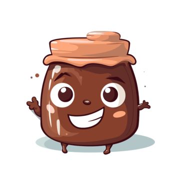 nutella,clipart,cartoon Chocolate Clipart, Jar Clipart, Chocolate Jar, Funny Cartoon Characters, Cartoon Clipart, Cartoons Png, Clipart Cartoon, Png Transparent Background, Cartoon Clip Art