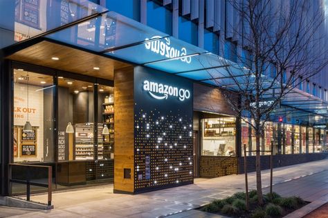 No-Checkout 'Amazon Go' Store Opens Today in Seattle Amazon Go, Free Groceries, Interior Display, The Future Is Now, Subway Tiles, Shop Front, Amazon Store, Store Opening, Store Front