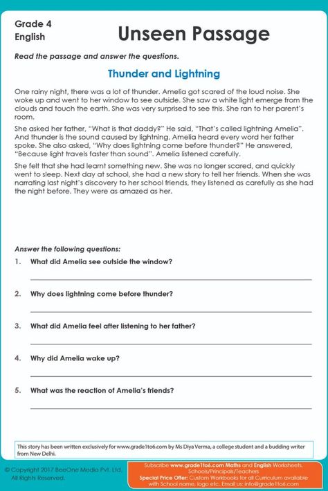 Picture Story Writing Grade 4, English Worksheets For Grade 1, Unseen Passage, Picture Story Writing, Old Wizard, Free English Worksheets, Worksheets For Grade 1, Writing Comprehension, Reading Comprehension For Kids