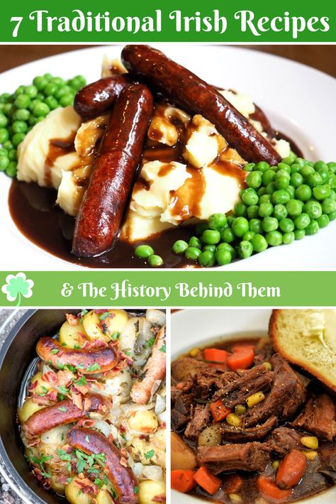 Irish Dinner Recipes, Traditional Irish Recipes, St Patricks Food, Irish Dinner, Irish Recipes Authentic, Irish Cooking, Irish Recipes Traditional, Ireland Food, Irish Dishes