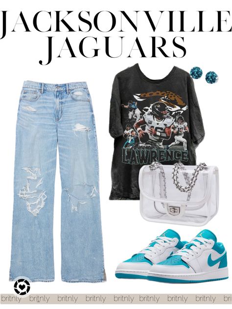 Jags Game Day Outfit, Jacksonville Jaguars Game Day Outfit, Jacksonville Jaguars Outfit, Jax Jaguars, Jaguars Football, Game Outfit, Football Outfits, Gameday Outfit, Jacksonville Jaguars