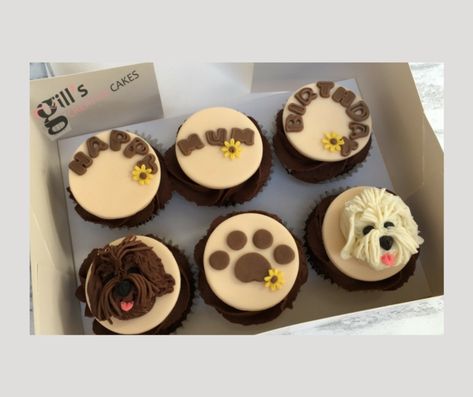 Dog Cupcakes, Homemade Cupcakes, Celebration Cake, Birthday Cupcakes, Creative Cakes, Celebration Cakes, Thank You Gifts, Birthday Parties, Bespoke