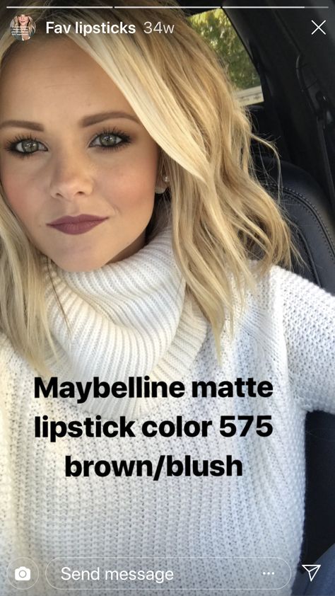 Matte Lipstick Colors, Smokey Eyes, Beauty Makeup Tips, Health And Beauty Tips, Great Hair, Lipstick Colors, All Things Beauty, Hair Skin, Makeup Skin Care