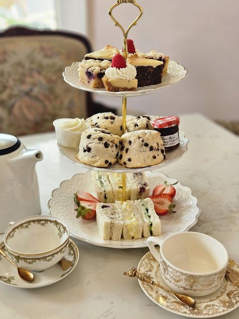 Afternoon Tea — Triple Crown Bakery Harney And Sons Tea, Homemade Chicken Salads, Dessert Bites, Finger Sandwiches, Creative Diy Gifts, Breakfast Pastries, Home Bakery, Cake Gallery, Triple Crown