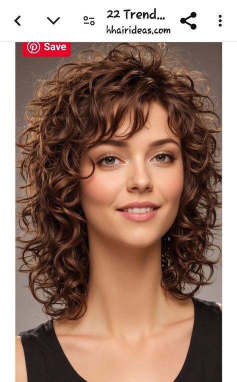 Digital Perm Medium Hair Shoulder Length, Kimberly Schlapman, Mid Length Curly Hairstyles, Perm Curls, Perfect Curly Hair, Natural Curly Hair Cuts, Medium Hair Styles For Women, Easy Hair Cuts, Curly Hair Videos