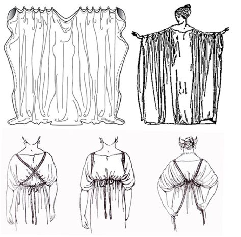 "the most popular Greek garment during the fifth century B.C.E. , demonstrates many of the elaborate features of Ionian design" - Google Diy Toga, Greek Toga, Ancient Greek Clothing, Roman Toga, Roman Clothes, Roman Dress, Toga Costume, Greek Dress, Roman Costume