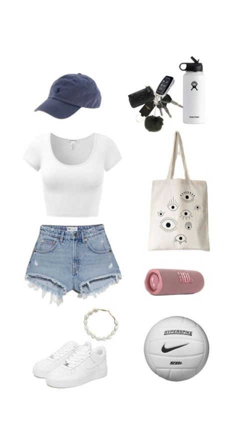 Cute Highschool Outfits, Creative Outfits, Mood Clothes, Preppy Summer Outfits, Cute Lazy Day Outfits, Easy Trendy Outfits, Cute Everyday Outfits, Baddie Outfits Casual, Cute Simple Outfits